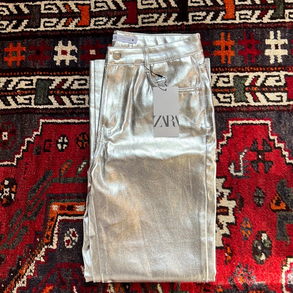 Zara Silver Jeans